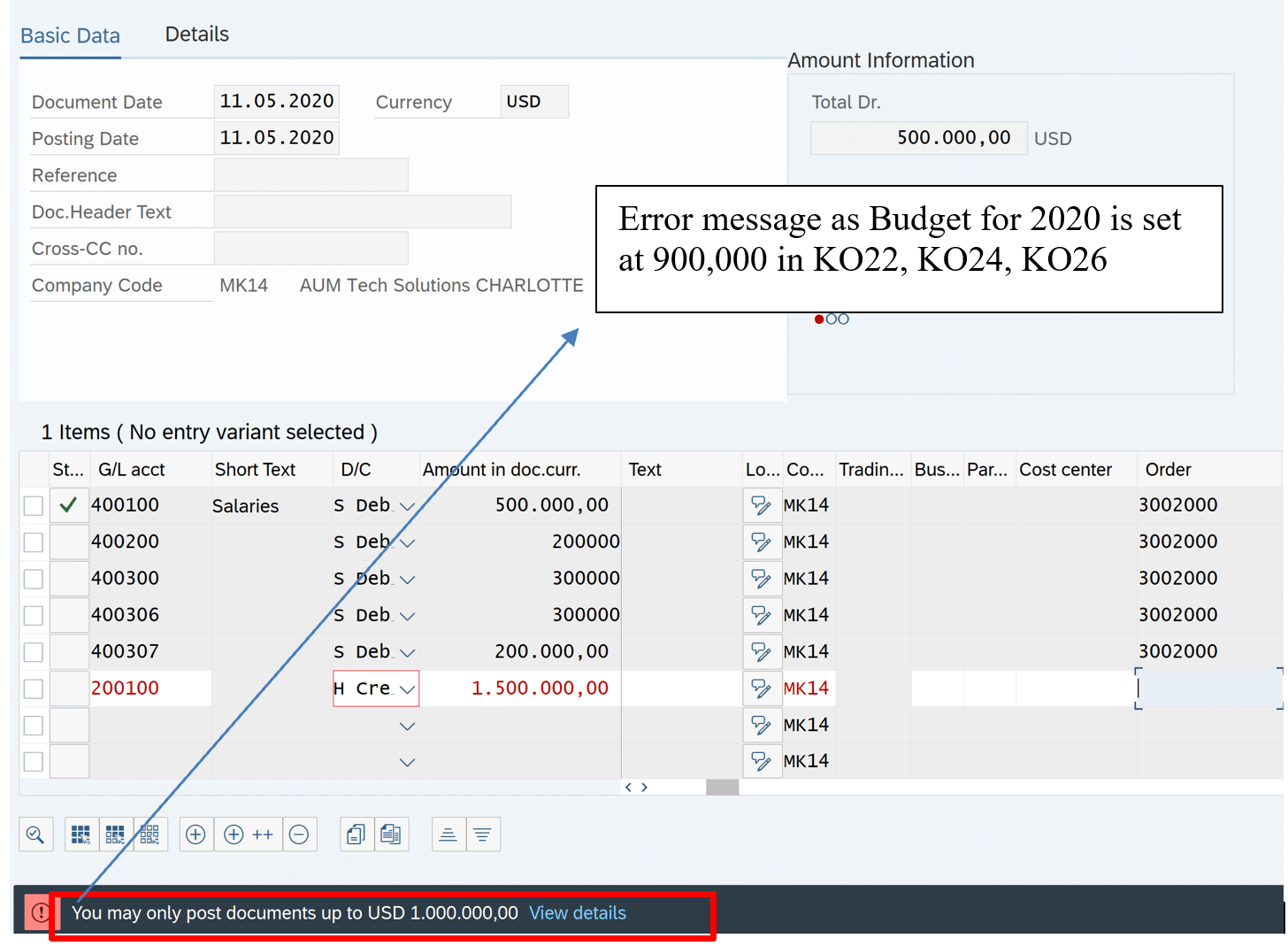 SAP Internal Order | AUMTECH Solutions-SAP Training